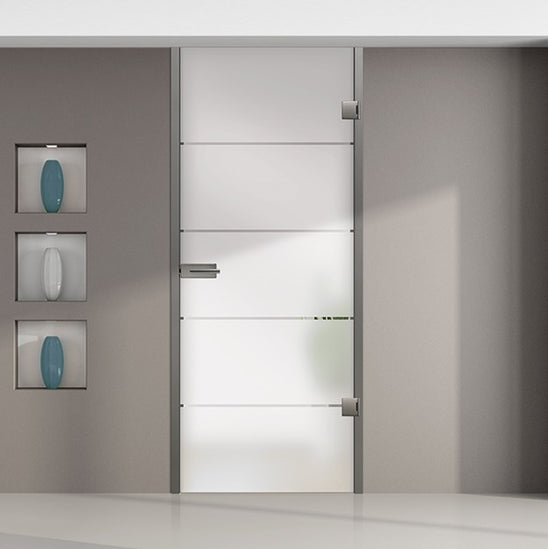 Glass basic hinged door - Up to 1000mm x 2300mm