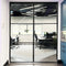 Black aluminium doors