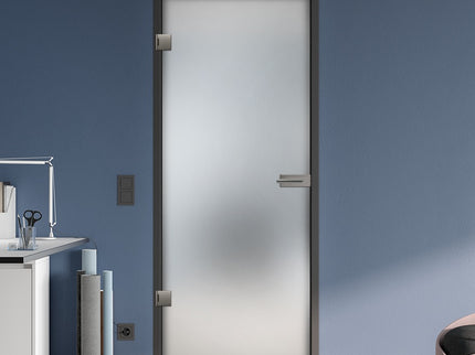 Glass hinged door - Up to 2 x 1000mm x 2100mm
