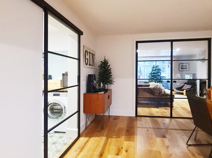 minimalist aluminium door