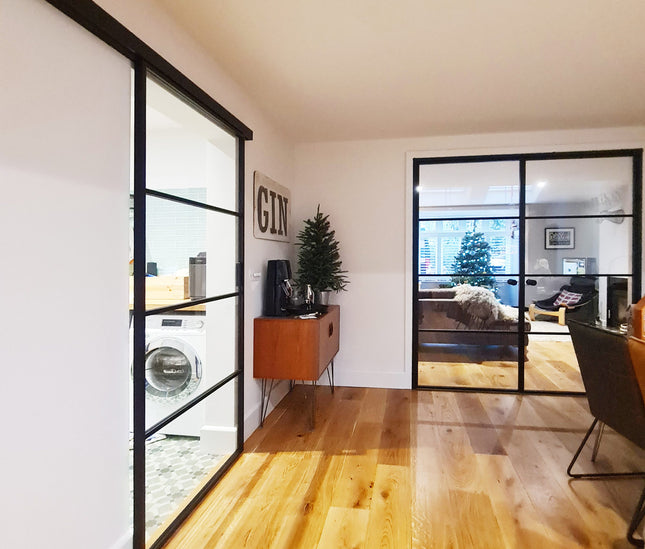 minimalist aluminium door