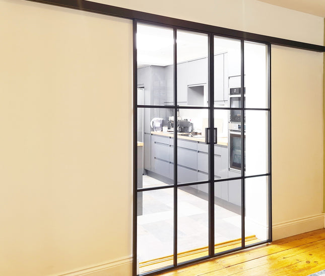 elegant sliding aluminium door