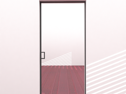 aluminium door with modern design