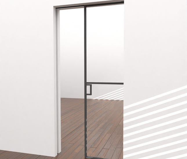 aluminium slim door