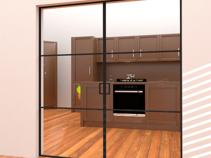 double pocket door