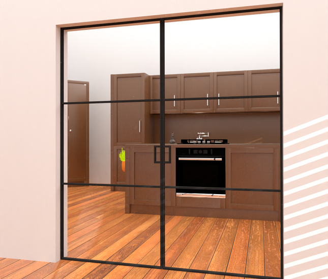 double pocket door