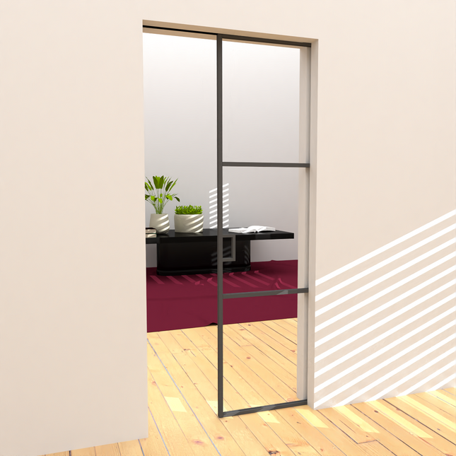 pocket metal door