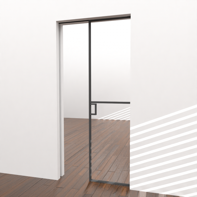 aluminium slim door